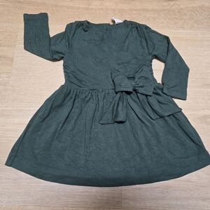 Kate Quinn Forest Green Kids Dress